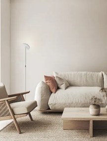 LED stmievateľná čierna stojaca lampa Sinkro