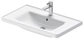 DURAVIT D-Neo umývadlo na skrinku s otvorom, s prepadom, 800 x 480 mm, biela, s povrchom WonderGliss, 23678000001