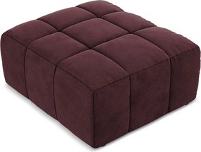 Vínovočervená zamatová podnožka Aloha – Makamii