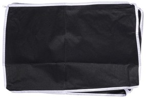 VILDE Textilný úložný box na posteľnú bielizeň, 45 x 30 x 20 cm