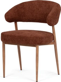 Jedálenská stolička látka/kov CT-L5031 Farba: Hnedá
