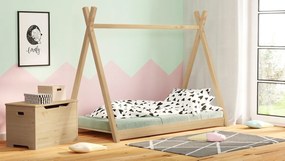 Drevená detská posteľ Tipi