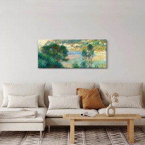 Obraz - Auguste Renoir, View of Monte Carlo from Cap Martin, reprodukcia (120x50 cm)