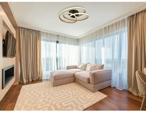 Globo 67183-40G - LED Prisadený luster GLYXAR LED/40W/230V zlatá/čierna