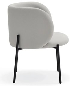 Svetlosivé kreslo Teulat Mogi