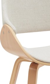 Sada 2 ks jedálenskej stoličky Vangale, látka - natura/krémová