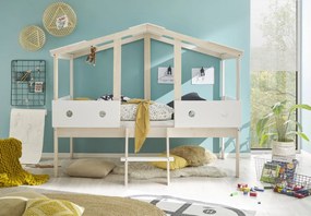 Detská posteľ Cortino 90x200 cm, domeček se stříškou