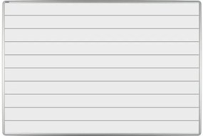 Biela keramická popisovacia tabuľa s potlačou ekoTAB, 1200 x 1000 mm, linky