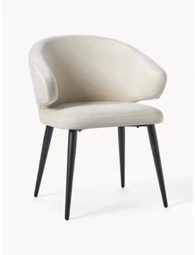 Zamatová stolička's opierkami v modernom dizajne Celia