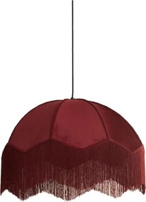 Vínové závesné svietidlo s textilným tienidlom ø 50 cm Malacia – Light &amp; Living