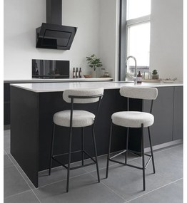 Biela barová stolička (výška sedadla 65 cm) Badalona – House Nordic