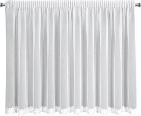 ZÁCLONA NA PÁSKE KAJA 350X155 CM CM BIELA