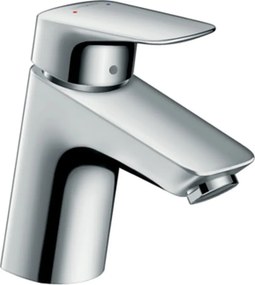 Hansgrohe Logis, páková umývadlová batéria 70 LowFlow s odtokovou súpravou s tiahlom, chrómová, HAN-71078000