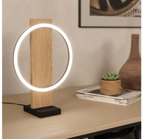 Eglo 901718 - LED Stolná lampa BOYAL LED/12W/230V 3000K béžová/čierna