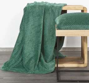 Dekorstudio Deka CINDY3 v tmavozelenej farbe farbe Rozmer deky: 200x220cm