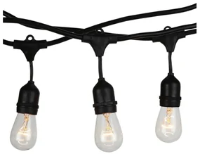 V-Tac Vonkajšia reťaz STRING 5m 10xE27/40W/230V IP54 VT0408