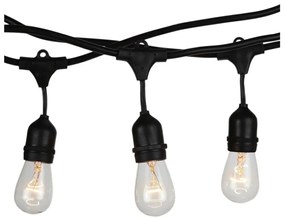 Vonkajšia reťaz STRING 5m 10xE27/40W/230V IP54