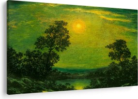 Obraz - Imitator of Ralph Albert Blakelock, Moonlight, reprodukcia (90x60 cm)
