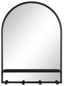 Nástenné zrkadlo s vešiakom 60x80,5 cm – Ixia