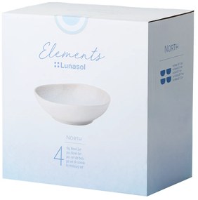 Set keramických misiek 4 ks – Gaya Elements North - 492531