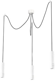 Moderný luster Locus L 3 biele
