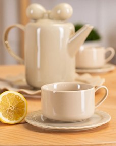 Čajový/kávový set Sofia Beige1
