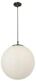 Searchlight 6088 - Luster na lanku ATOM 1xE27/60W/230V biela/čierna