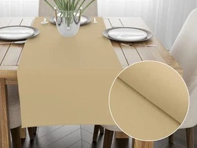 Biante Dekoračný behúň na stôl BKU-107 Pieskovo béžový 20x140 cm