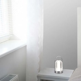 LED Stmievateľná stolná lampa LED/1W/5V 3000-6000K 1800 mAh chróm