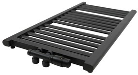 Regnis Elba, Vykurovacie teleso 440x500mm so stredovým pripojením 50mm, 289W, čierna, ELBA50/40/D5/BLACK