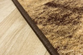 Protišmykový koberec BRUSH 17 hnedý / béžový