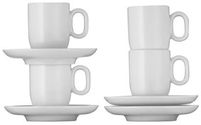 Biele porcelánové šálky v súprave 2 ks na espresso 60 ml Barista – WMF