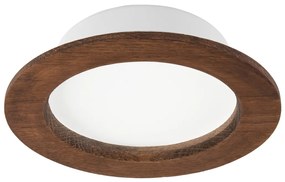 LED podhľadové svietidlo WOODY SPOT LED/12,5W/230V 3000K čerešňa Ø16 cm
