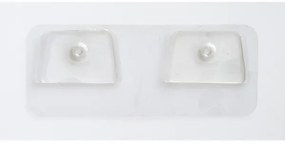 Kuchynský ORGANIZÉR samolepiaci, biely, plastový HOLDER, 13x5x9 cm