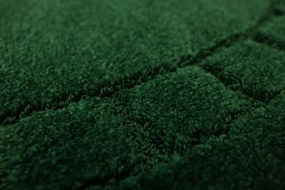 Kúpeľňový koberček Ocean fľaškovo zelený ovál