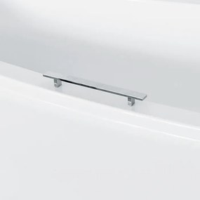 Besco Madlo k akrylátovým vaniam QUADRO MAD (300x24x31,2 mm | farba: chróm )