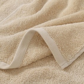 Goldea detský froté uterák - tučniak na béžovej 30 x 50 cm