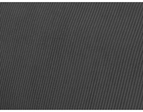 Tmavosivá menčestrová rozkladacia/s úložným priestorom rohová pohovka Voltaire – Bobochic Paris