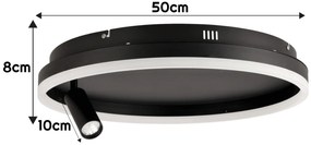 BERGE LED stropné svietidlo IDAHO 64W + diaľkové ovládanie