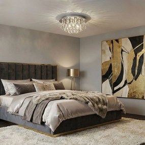 Toolight - Krištáľové závesné svietidlo G9 3x40W APP1039-C, chrómová, OSW-06822