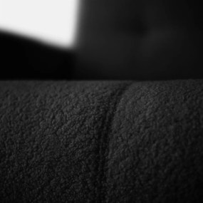 ROHOVÁ SEDAČKA SHARLOTTE 261 x 143 cm ČIERNA