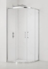 Sprchový kút čtvrtkruh 80x80 cm SAT TEX SIKOTEXS80CRT, 1 ks