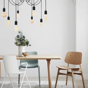 Luster na lanku KABLUNI 8xE27/100W/230V pavúk