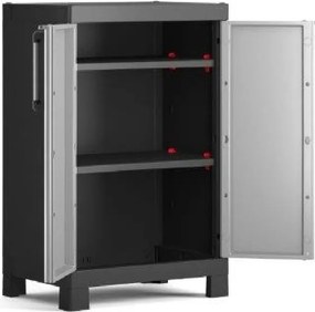 KIS Skriňa DETROIT nízka 65 cm, sivá