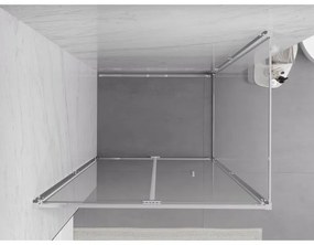 Mexen Exo, sprchovací kút so skladacími dverami 70 x 85 cm, 6mm číre sklo, chrómový profil, 816-070-085-01-00