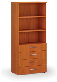 Kancelárska skriňa so zásuvkami PRIMO WOOD, 1781 x 800 x 420 mm, čerešňa