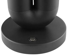 Brilliant - LED stmievateľná nabíjateľná dotyková stolná lampa SAYU LED/2,5W/5V 2700K IP44 čierna