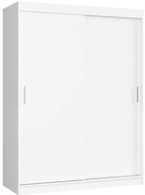 Šatníková skriňa s posuvnými dverami 150 cm CLP mono biela