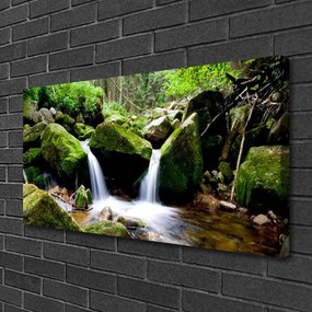 Obraz na plátne Vodopád skaly príroda 120x60 cm