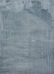 BE Koberec Kolekcia Zen Garden 2403 BLUE – modrý obdĺžnikový Rozmer: 140x190 cm